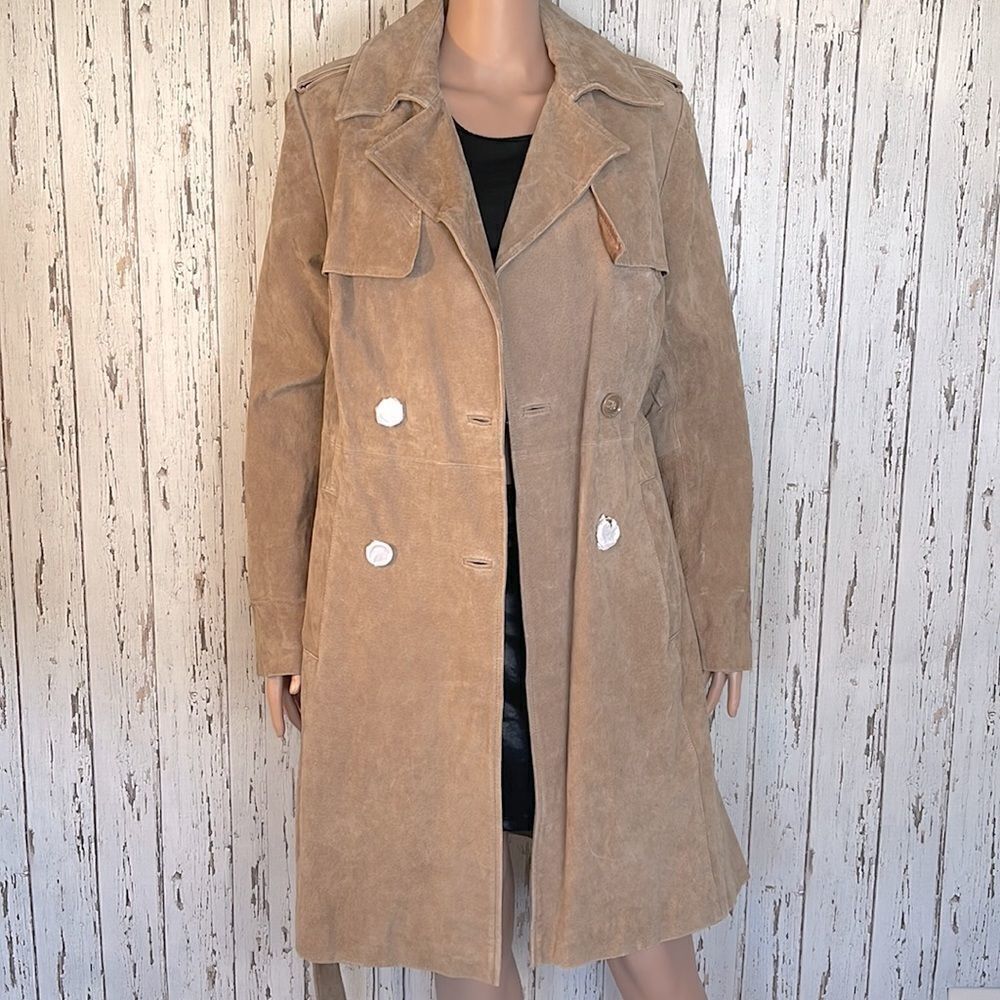NWT BGSD Molly Suede Trench Coat